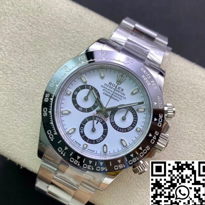 M116500LN-0001 Cosmograph White Rolex Dial Daytona Factory Clean 1220